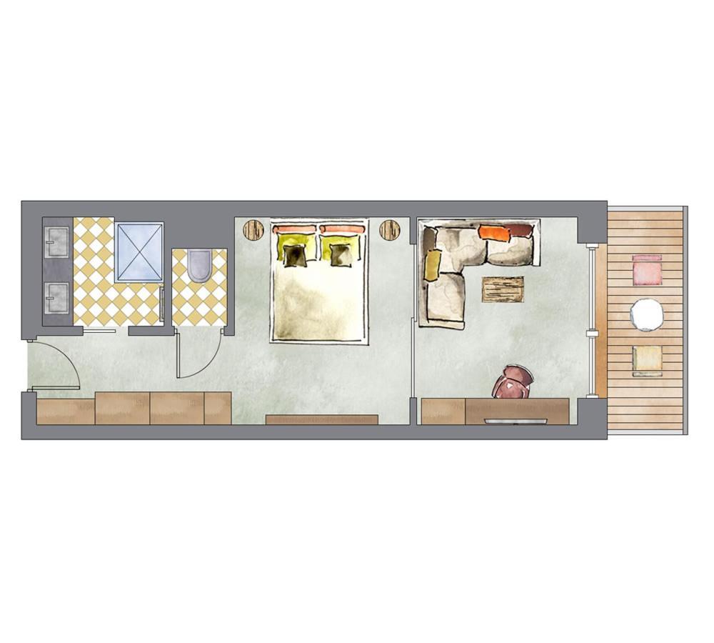Hotel Kristall 그로살 외부 사진